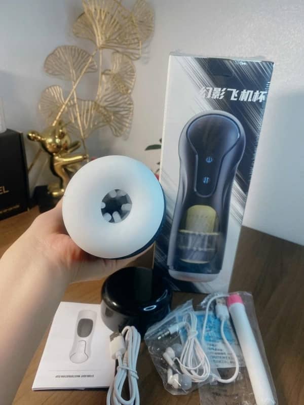Cốc Thủ Dâm Tự Động Rung Thụt Co Bóp - hình minh họa 2