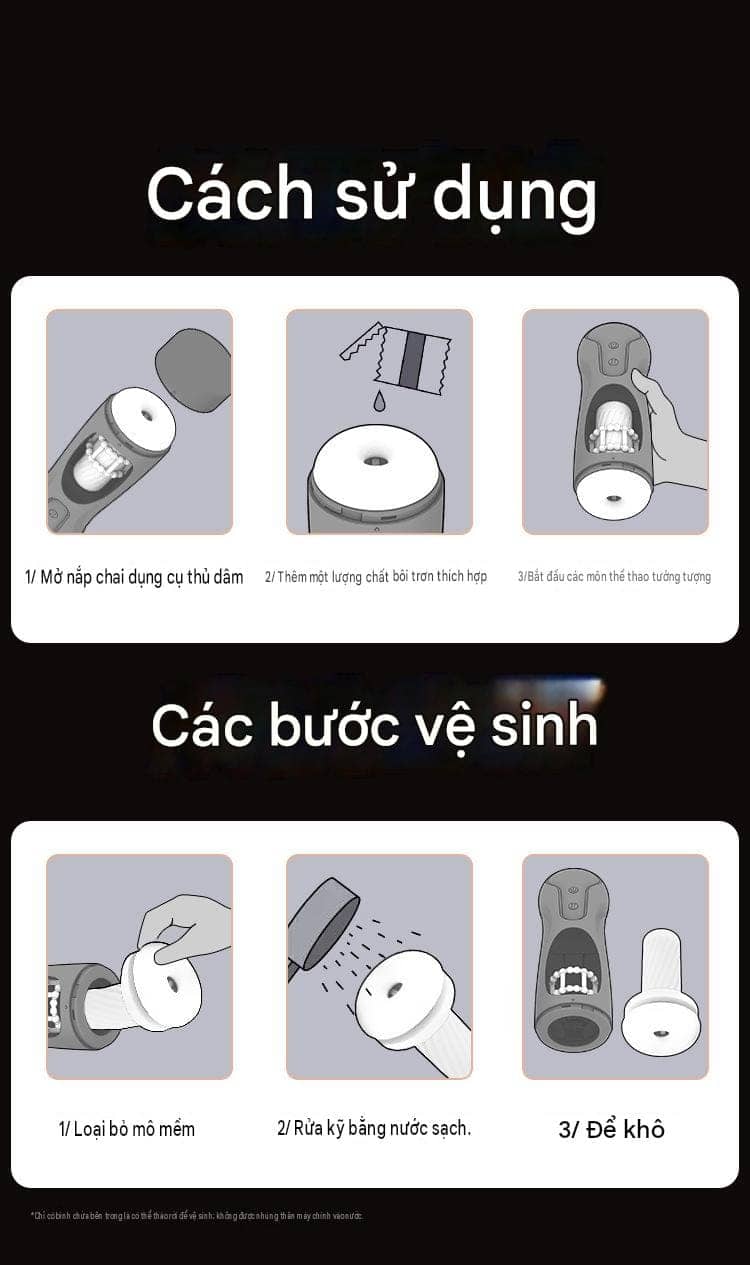 Cốc Thủ Dâm Tự Động Rung Thụt Co Bóp - hình minh họa 4