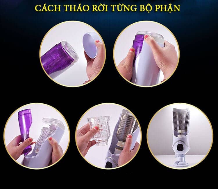 Máy thủ dâm tự động gắn tường đa năng cho nam Comanche (AD36) - hình minh họa 7