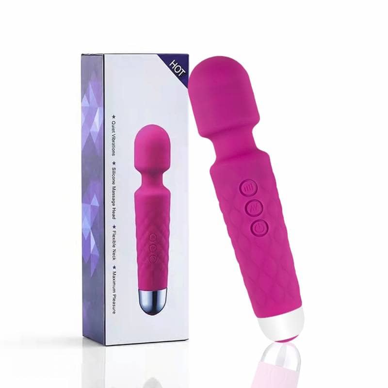 Chày Rung Mini Sạc Pin - Bút Massage Cầm Tay Nhỏ Gọn Mạnh Mẽ - hình minh họa 2