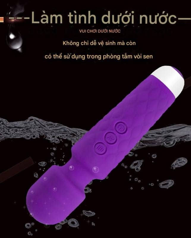 Chày Rung Mini Sạc Pin - Bút Massage Cầm Tay Nhỏ Gọn Mạnh Mẽ - hình minh họa 6