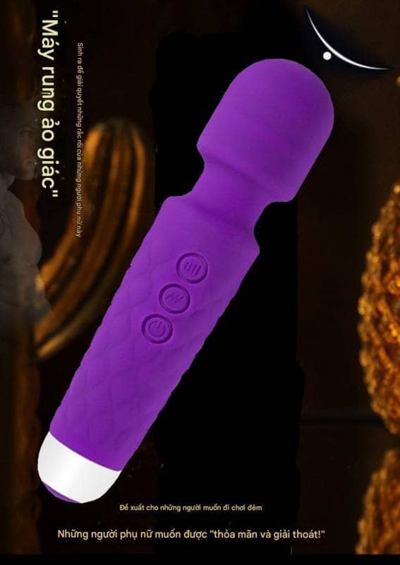 Chày Rung Mini Sạc Pin - Bút Massage Cầm Tay Nhỏ Gọn Mạnh Mẽ - hình minh họa 7