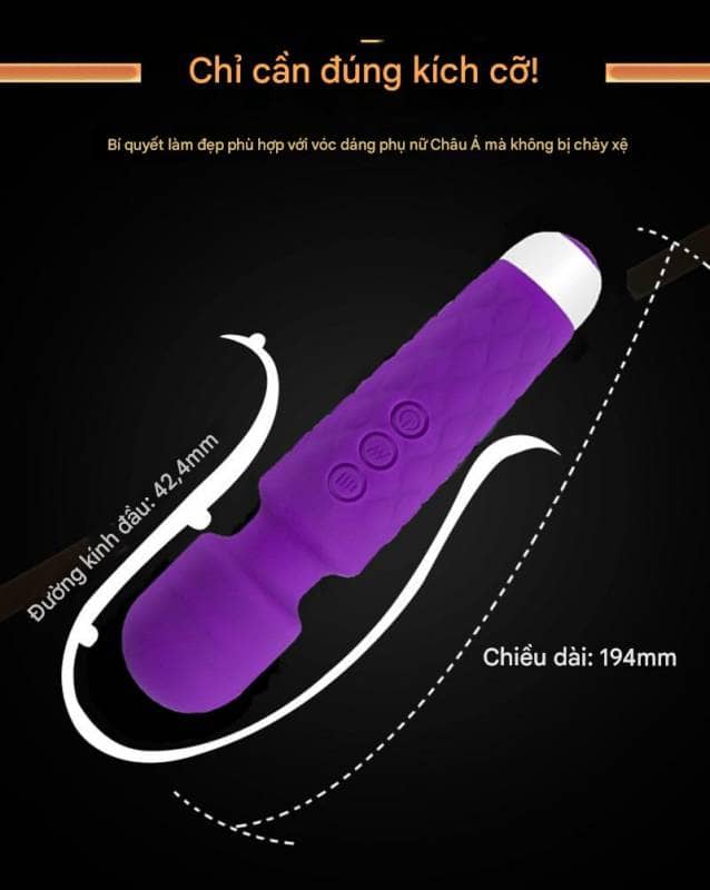 Chày Rung Mini Sạc Pin - Bút Massage Cầm Tay Nhỏ Gọn Mạnh Mẽ - hình minh họa 11