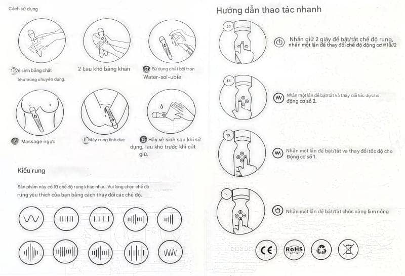 Máy Massage Cá Nhân Chày Rung 2 Đầu - hình minh họa 14