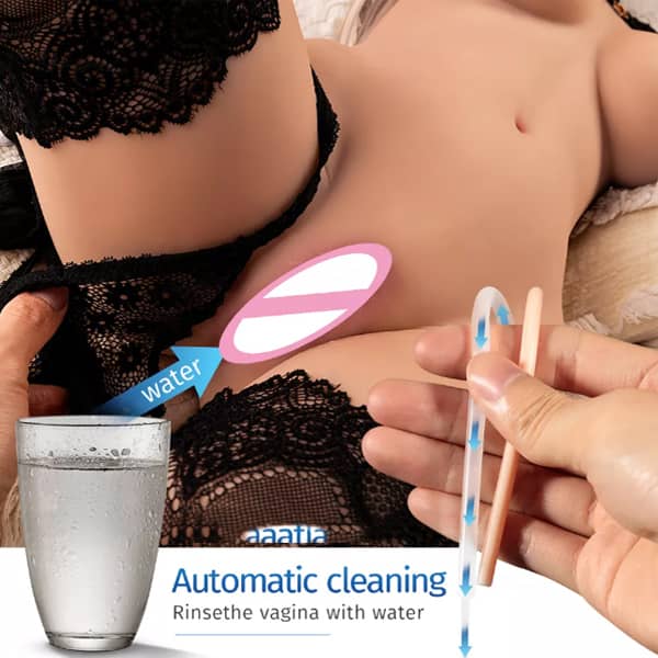 Búp bê bán thân cỡ lớn 3D có rung co bóp như thật - hình minh họa 3