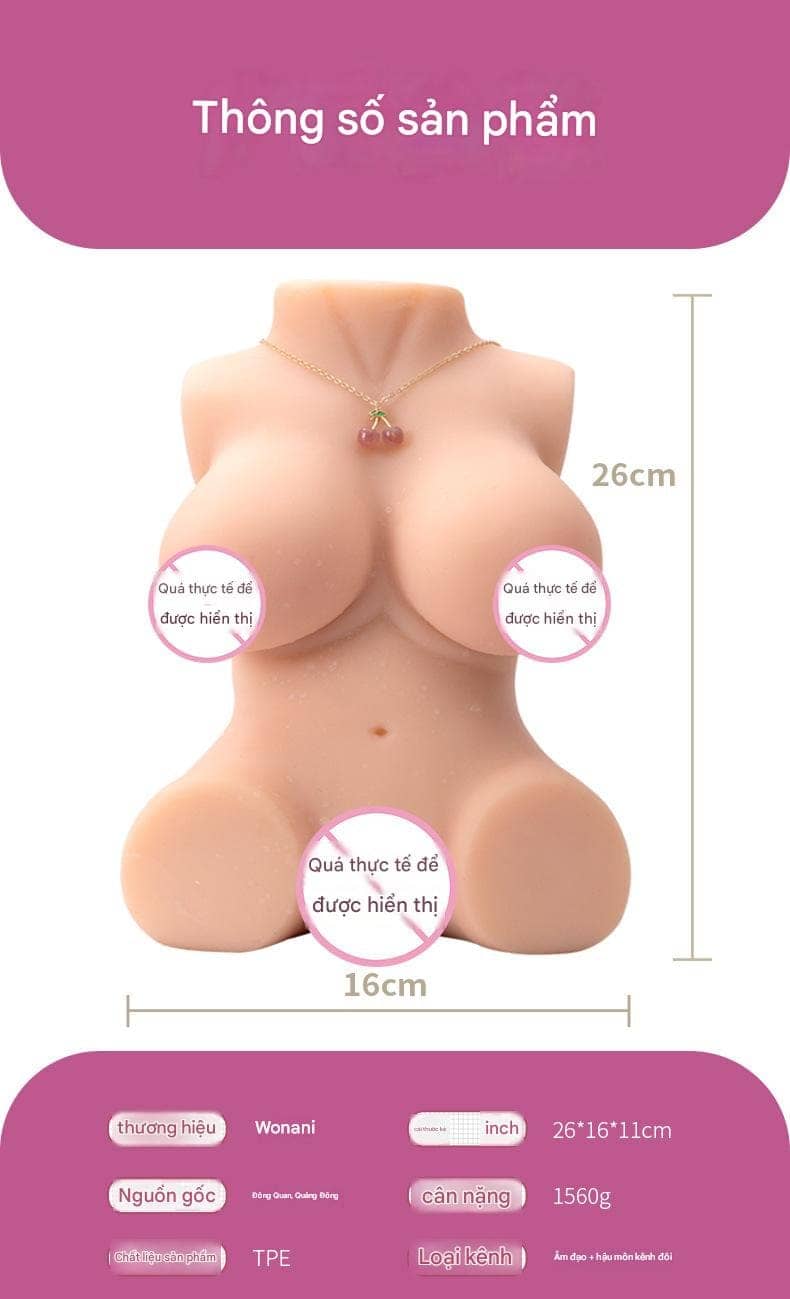 Búp Bê Bán Thân Silicon Mini - hình minh họa 6