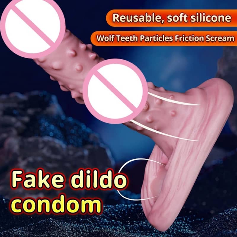 Bao Đôn Dên Silicon Gai Mềm Có Quai Đeo Tăng Khoái Cảm Nam Giới - hình minh họa 2