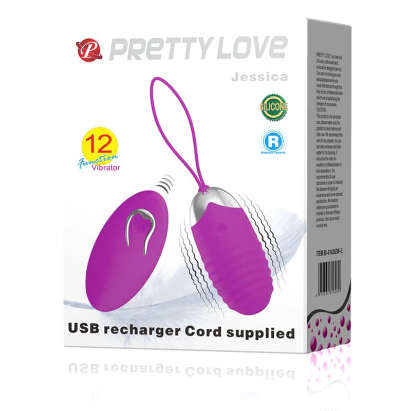Trứng rung cực mạnh cho nữ điều khiển từ xa không dây hàng cao cấp Jessica (Che tên sản phẩm) (BI-014362W-3) - hình minh họa 5