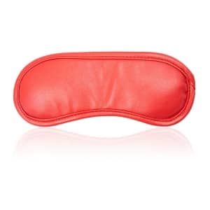 Bịt mắt da màu đỏ sang trọng và đẳng cấp - hình minh họa 2