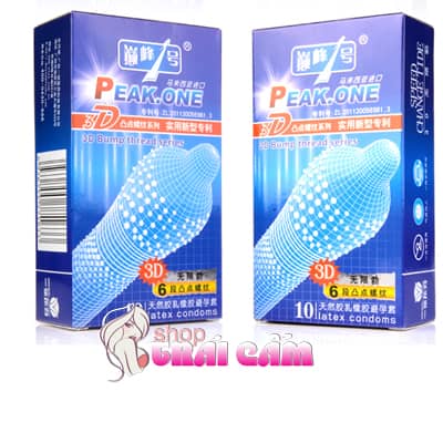 Bao cao su siêu gai 3D - mỏng nhưng siêu gai