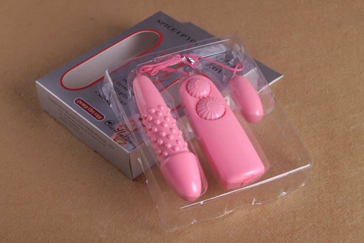 Trứng rung 2 đầu có chấm gai kiểu dương vật (DC04C) - hình minh họa 3
