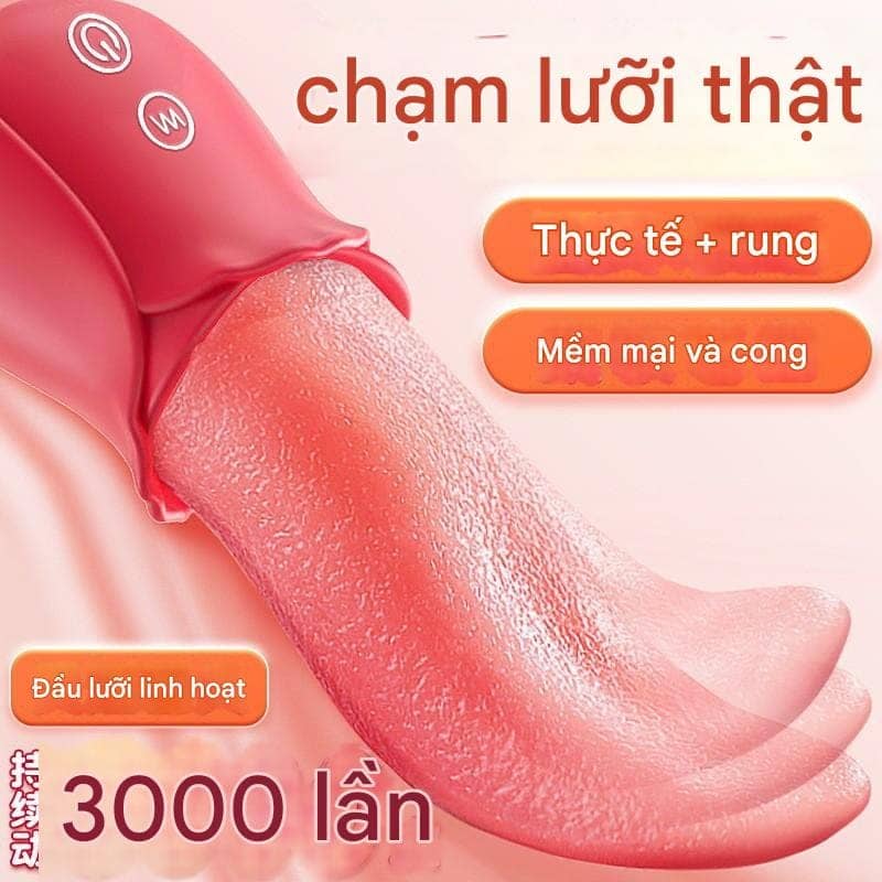 Thiết Bị Kích Thích Nữ Giới – Lưỡi Rung Silicon Mềm Mại, Mô Phỏng Tự Nhiên - hình minh họa 3