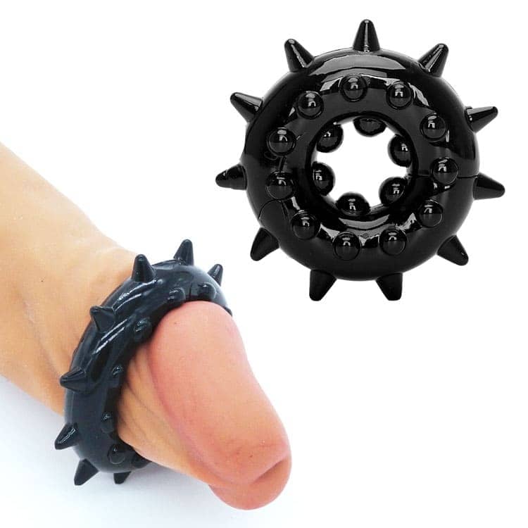 Vòng gai silicone đeo dương vật cực phê - hình minh họa 2