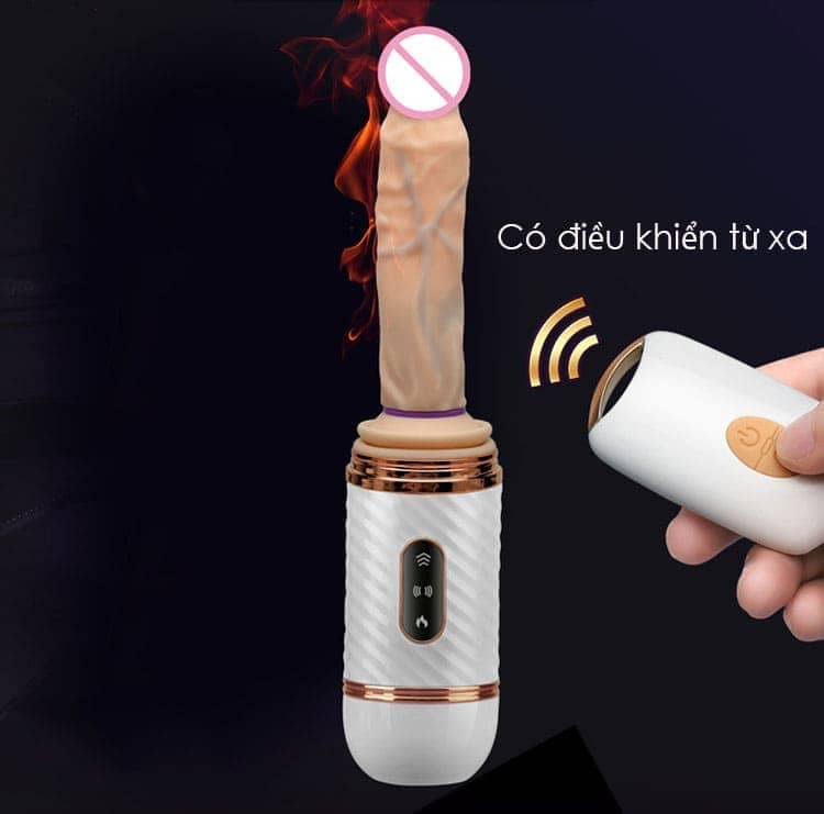 Máy làm tình tự động CYCLONE FIRE rung thụt sưởi ấm cực đỉnh - hình minh họa 5