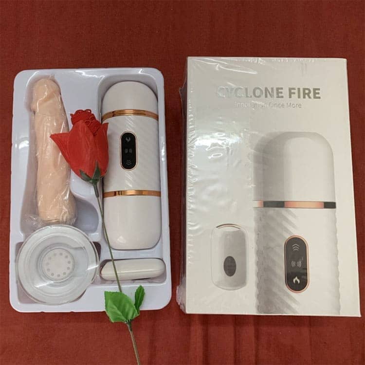 Máy làm tình tự động CYCLONE FIRE rung thụt sưởi ấm cực đỉnh - hình minh họa 14