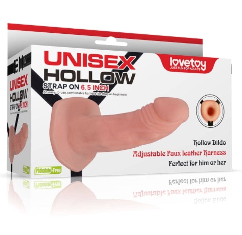 Dương vật đai đeo Lovetoy rỗng ruôt - hình minh họa 2
