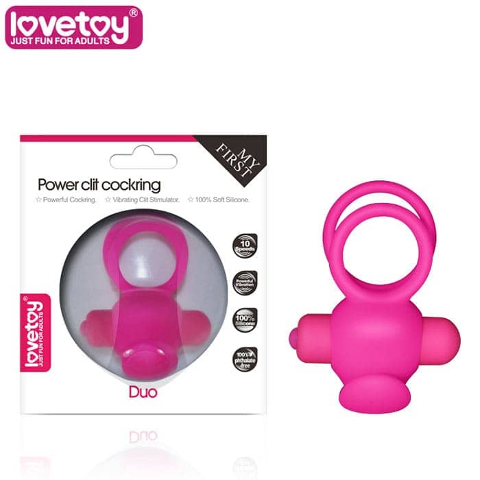 Vòng rung lưỡi liếm Lovetoy Duo - hình minh họa 2