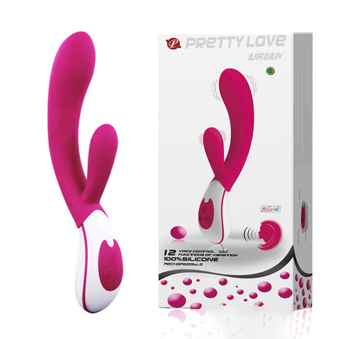 PrettyLove Uriah – Dương Vật Giả Rung Cảm Ứng Âm Thanh, Kích Thích Điểm G Hiệu Quả