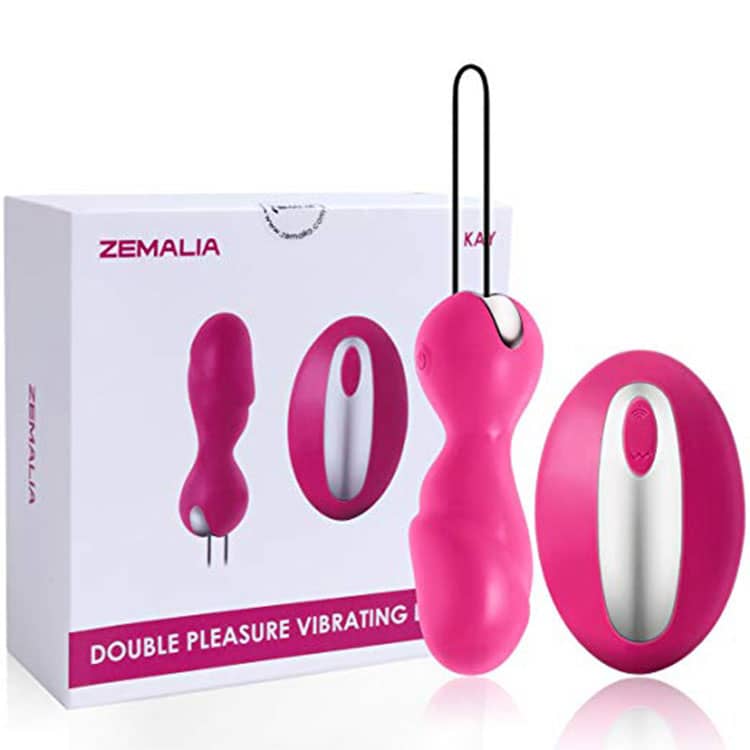 Trứng rung Zemalia KAY Double- Rung cả trong lẫn ngoài - hình minh họa 2