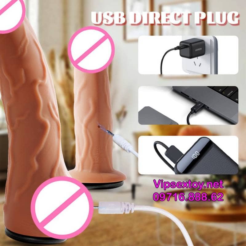 Dương Vật Đai Đeo 2 Đầu Rung Thụt – Điều Khiển Từ Xa Cực Mạnh Mẽ - hình minh họa 10