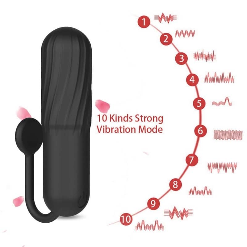 Trứng Rung Mini Stormy Sạc Pin 10 Chế Độ - hình minh họa 4