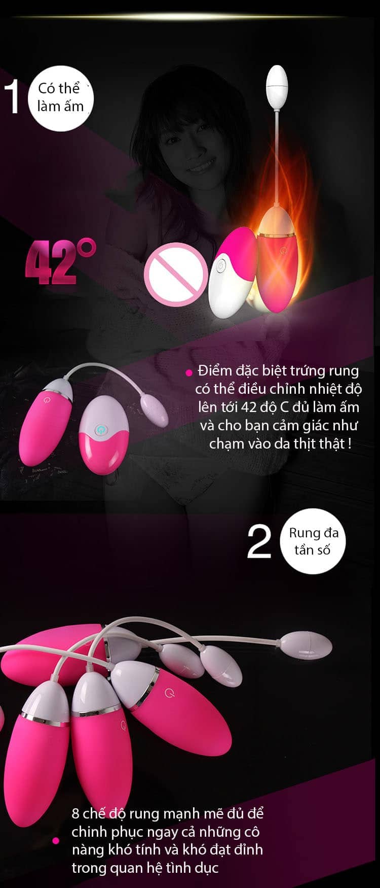Trứng rung điều khiển xa Evo- Đốt cháy đam mê (EG12) - hình minh họa 4