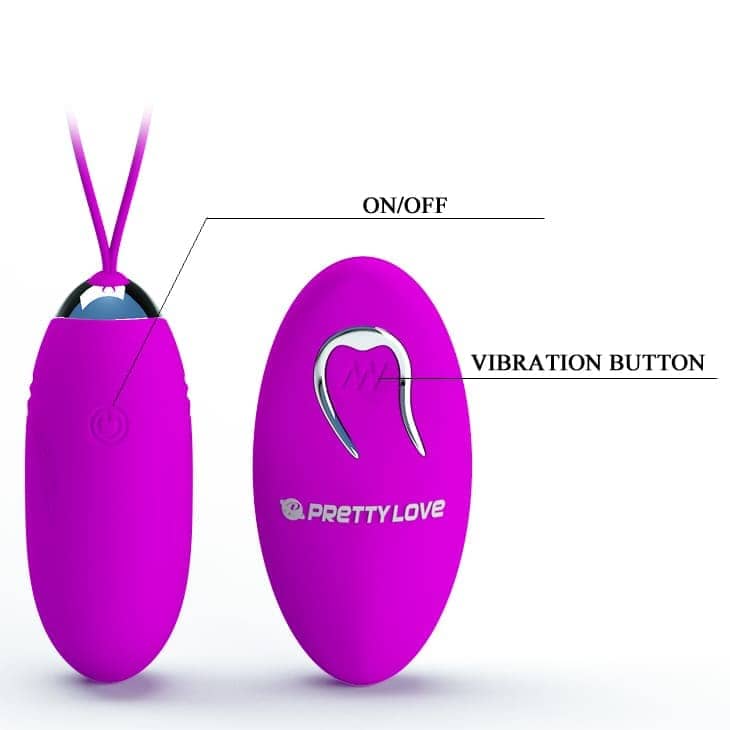 Trứng rung và xoay điều khiển xa sạc pin rung siêu mạnh (EG30B) - hình minh họa 2