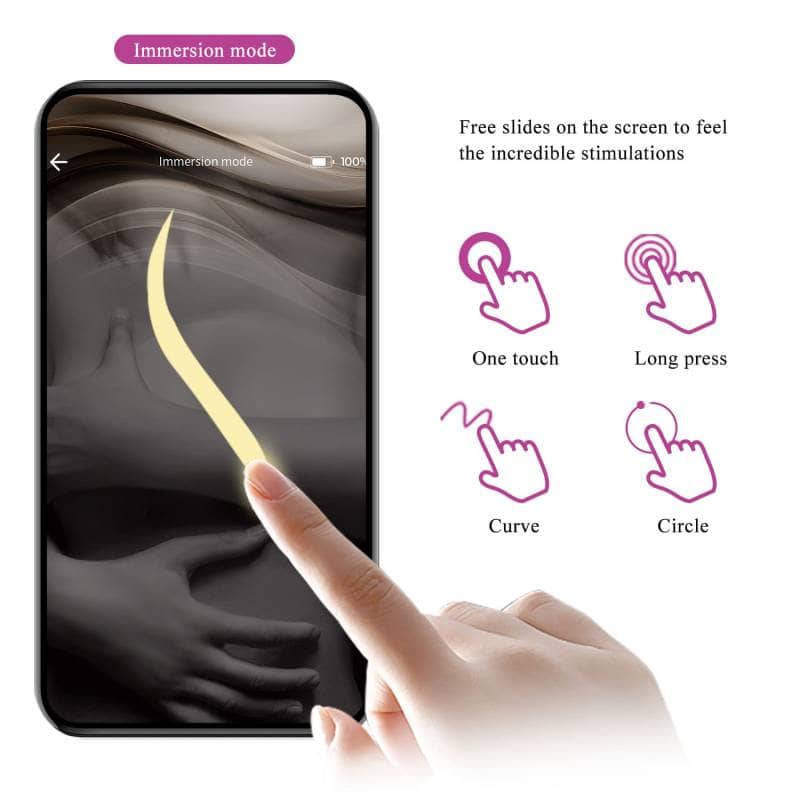 Trứng rung táp cực mạnh kết nối app Prettylove Kaila - hình minh họa 15