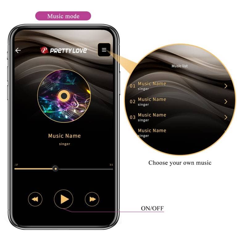 Trứng rung táp cực mạnh kết nối app Prettylove Kaila - hình minh họa 16