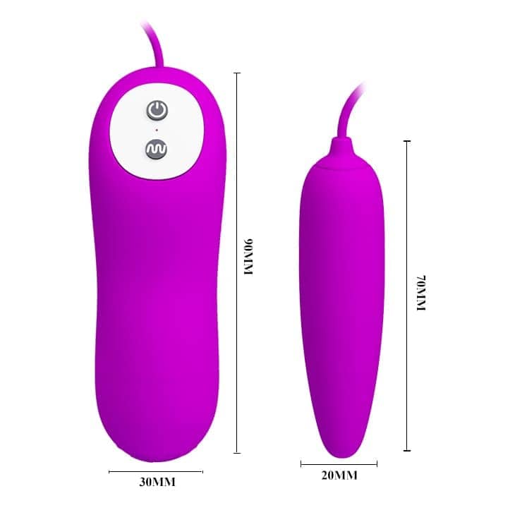 Trứng rung silicon mềm mịn - Bé hạt tiêu (EG31) - hình minh họa 2