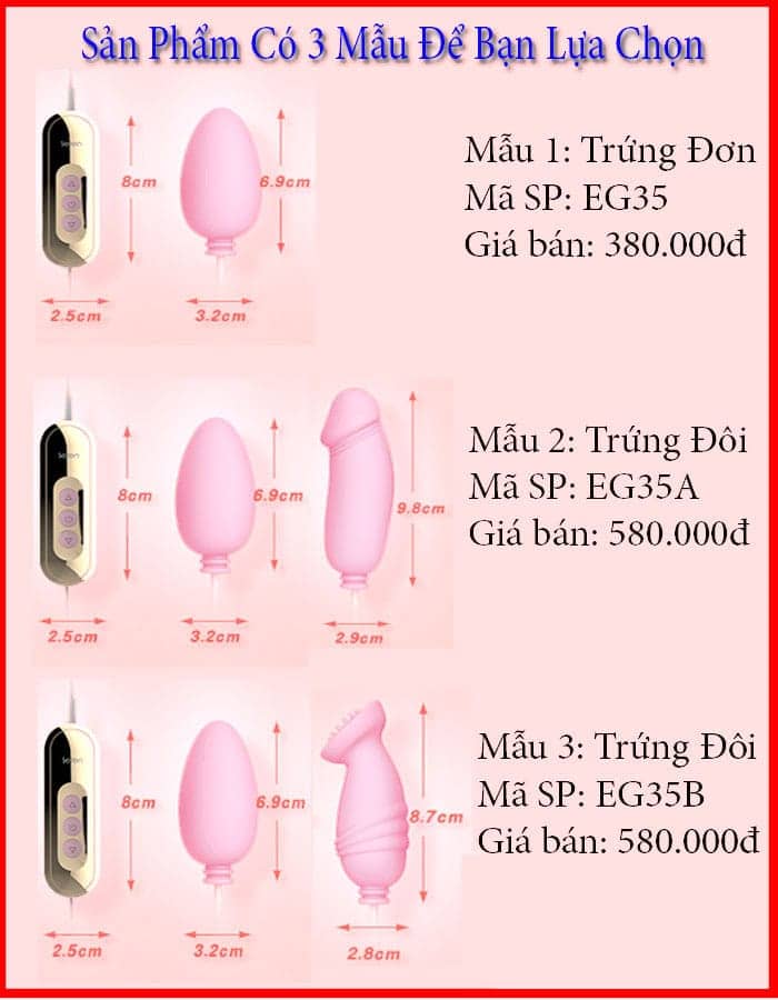 Trứng Rung Đơn Và Đôi Letten Ghim Điện Trực Tiếp Siêu Mạnh (EG35) - hình minh họa 3