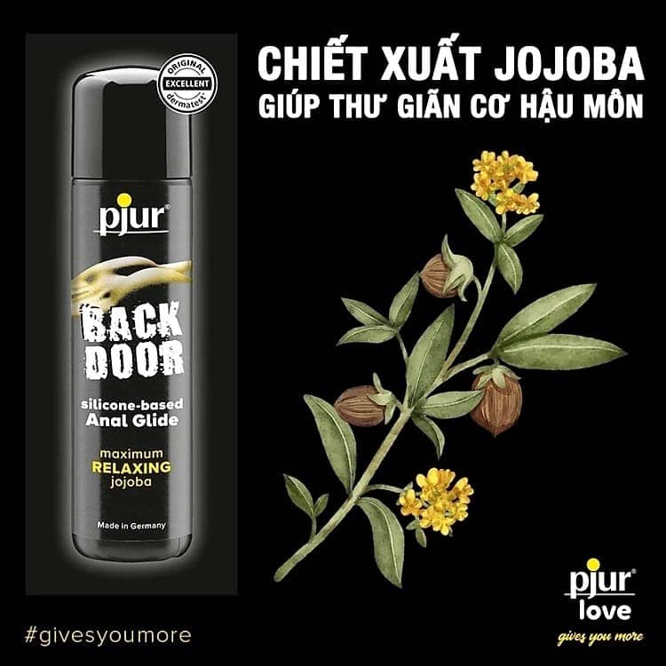 Gel bôi trơn hậu môn gốc silicon Pjur Back Door 100ml - hình minh họa 6
