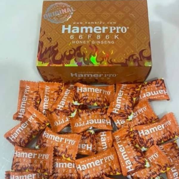 Kẹo sâm HamerPro 66F86K vị mật ong – Tăng cường sinh lý, bồi bổ sức khỏe toàn diện