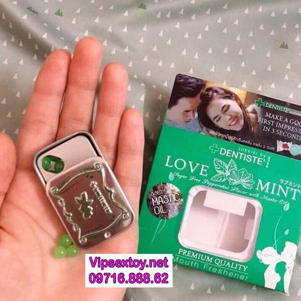 Kẹo tình yêu phòng the Love Mint – Bạc hà the mát, tăng khoái cảm khi yêu - hình minh họa 3