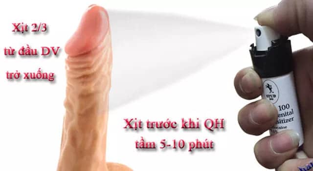 Chai xịt trị xuất tinh sớm Stud 100 Male Genital Desensitizer (XTS01) - hình minh họa 7