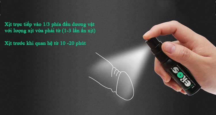 Chai xịt chống xuất tinh sớm EROS của Đức (XTS17) - hình minh họa 9