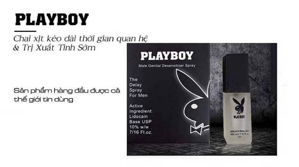 Chai xịt kéo dài thời gian Playboy (XTS18) - hình minh họa 5
