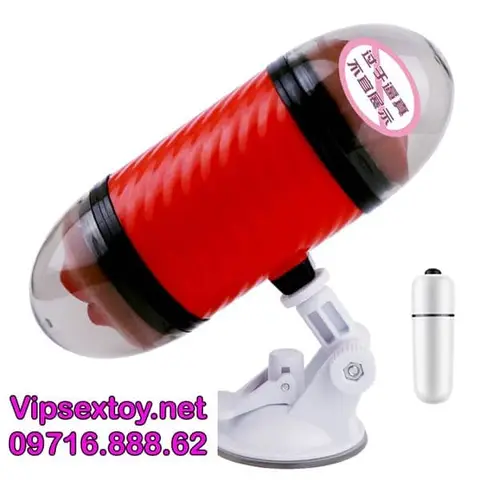 Âm Đạo Giả Gắn Tường 2 Đầu – Tích Hợp Rung, Cực Phê