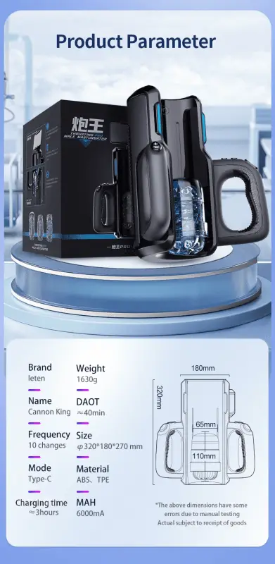 Cốc thủ dâm cao cấp Leten King Pro siêu khỏe, âm thanh hình ảnh sống động (AD33Z)