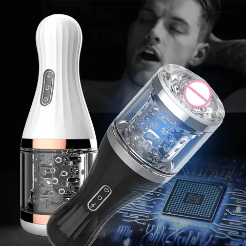 Cốc thủ dâm tự động nhỏ gọn xoay 360 độ mạnh mẽ (AD34E)