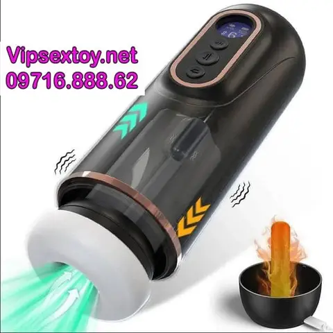 Cốc Thủ Dâm Tự Động – Sưởi Ấm, Rung Thụt, Co Thắt, Bú Cực Phê