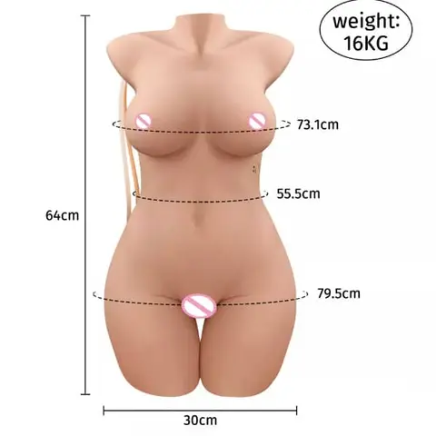 Búp bê bán thân cỡ lớn 3D có rung co bóp như thật
