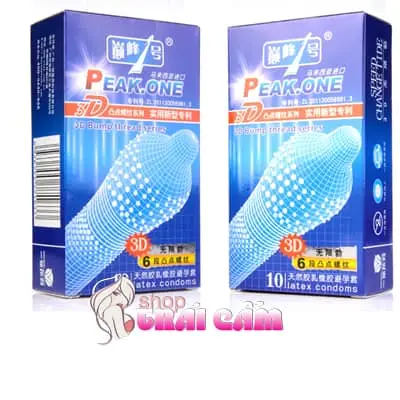 Bao cao su siêu gai 3D - mỏng nhưng siêu gai
