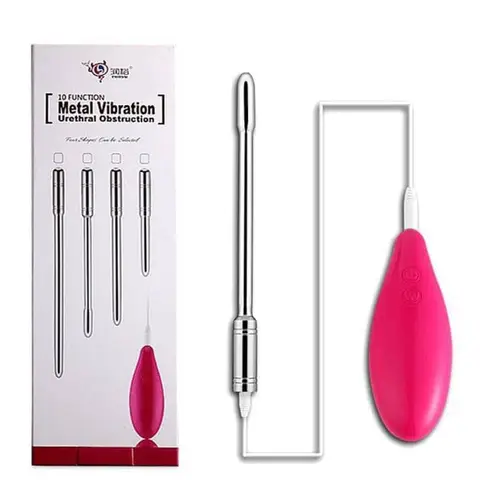 Máy rung niệu đạo cho nam bằng hợp kim với 10 chế độ rung sướng phê dương vật