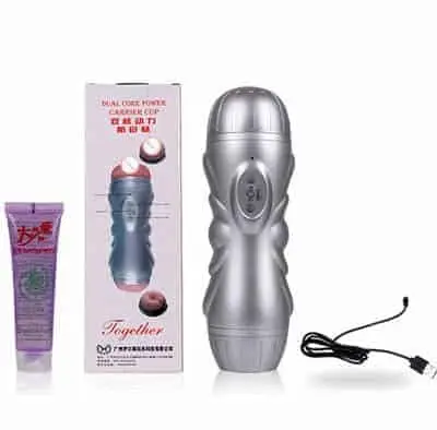 Cốc thủ dâm 2 đầu như thật siêu rung cực đã (DC17X)
