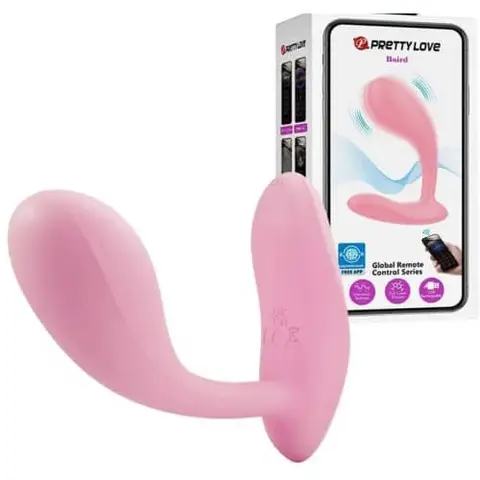 Trứng rung gắn quần chip Prettylove Baird điều khiển qua App (DC38N)