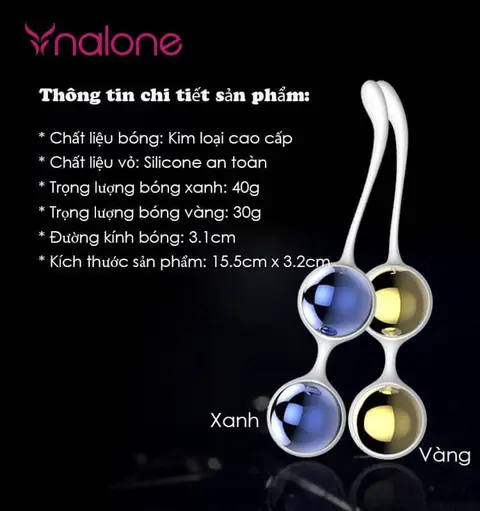 Bộ bóng tập Nalone Yany hợp kim cao cấp giúp chị em khít bót