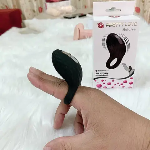 Vòng rung liếm 7 chế độ sạc pin Prettylove Heloise