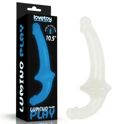 Dương vật Lovetoy Lumino 2 đầu trong suốt cho Less