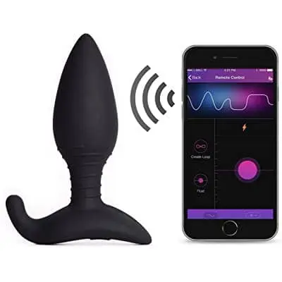 Phích rung hậu môn Lovense Hush tương tác điều khiển từ xa qua app